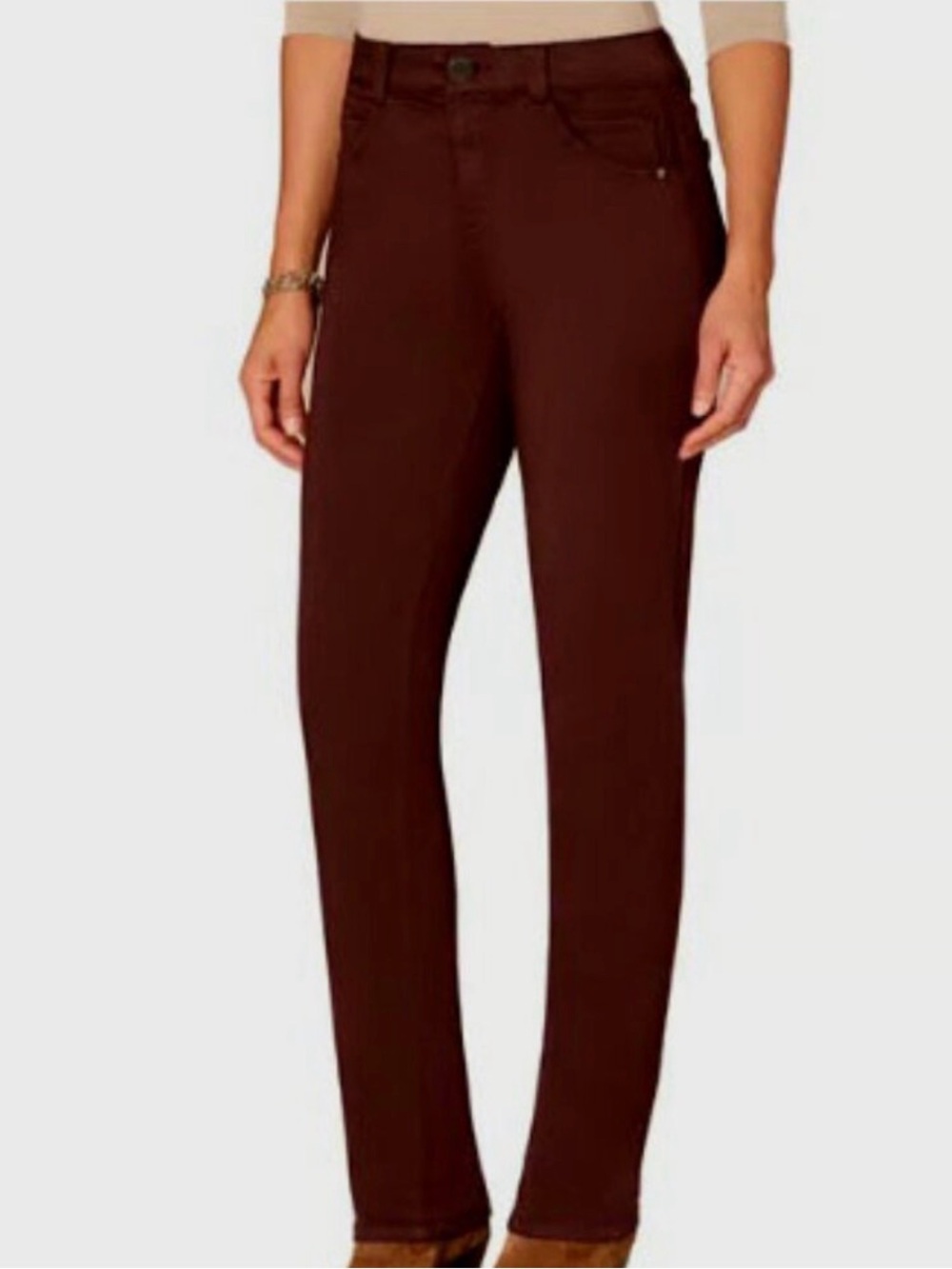 Democracy Maroon Skinny Pants SZ 10